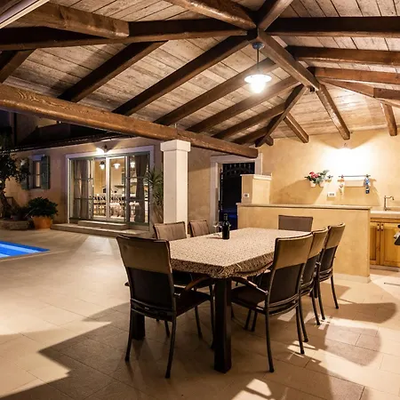 Vlacich For 8 People Near Labin - Rabac With Heated Pool, Sea View & Kids Playground - Only 2 Km From The