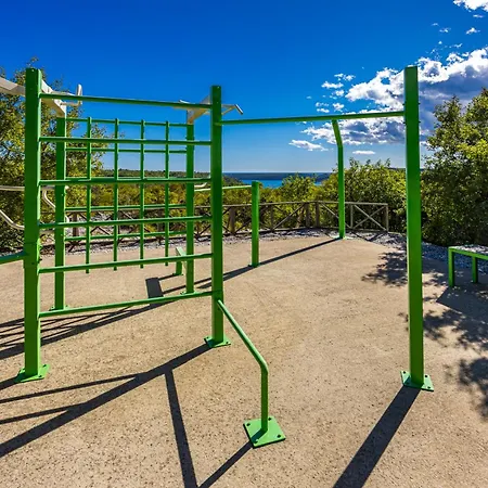 Vlacich For 8 People Near Labin - Rabac With Heated Pool, Sea View & Kids Playground - Only 2 Km From The Villa