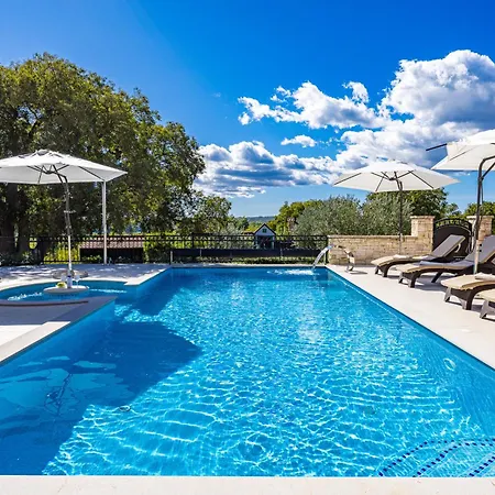 Vlacich For 8 People Near Labin - Rabac With Heated Pool, Sea View & Kids Playground - Only 2 Km From The