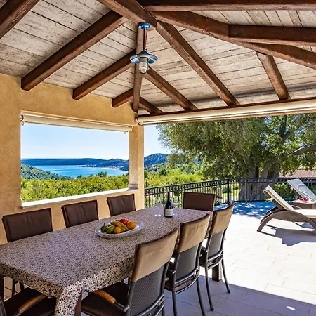 Villa Vlacich For 8 People Near Labin - Rabac With Heated Pool, Sea View & Kids Playground - Only 2 Km From The Trget