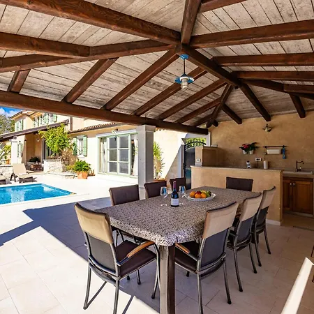 Vlacich For 8 People Near Labin - Rabac With Heated Pool & Sea View - Only 2 Km From *