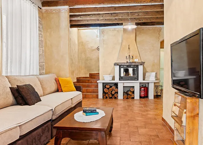 Vlacich For 8 People Near Labin - Rabac With Heated Pool, Sea View & Kids Playground - Only 2 Km From The